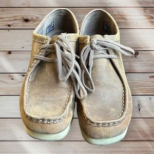 CLARKS Women’s Wallabee Chocolate Brown Suede Low Top Casual